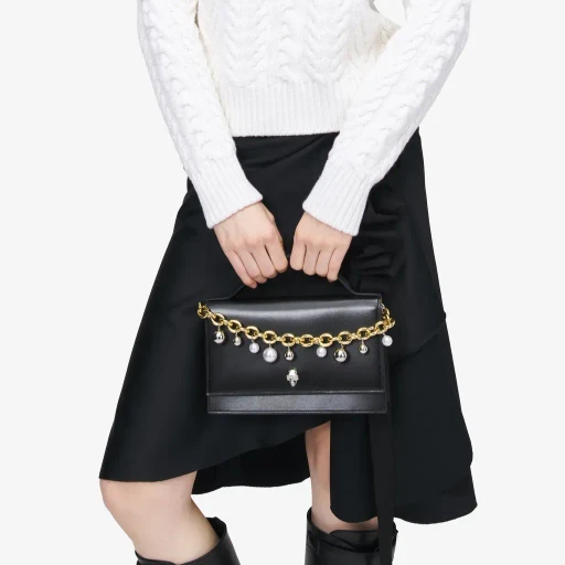 Top Handle Skull Bag
