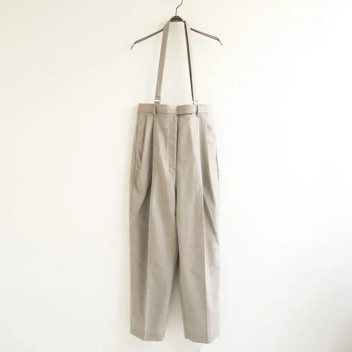 Suspender Tuck Pants