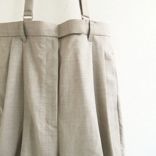Suspender Tuck Pants