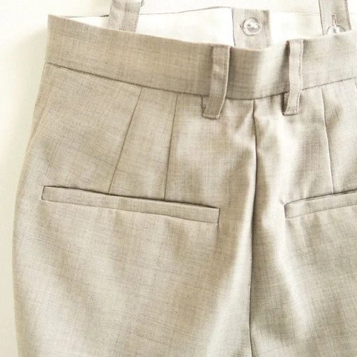 Suspender Tuck Pants