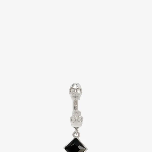 Twin Skull Earring