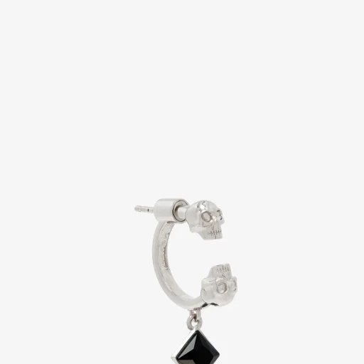 Twin Skull Earring