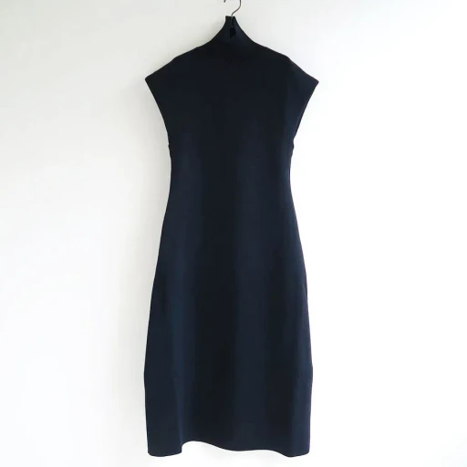 Wool Turtle Knit Dress