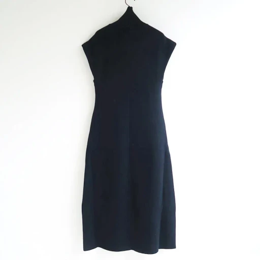 Wool Turtle Knit Dress