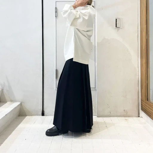 Double Jersey Drape Pullover