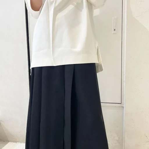 Double Jersey Drape Pullover