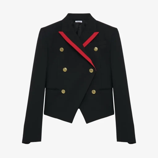 Uniform Double-Breasted Jacket