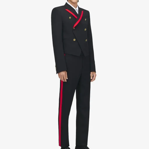 Uniform Double-Breasted Jacket