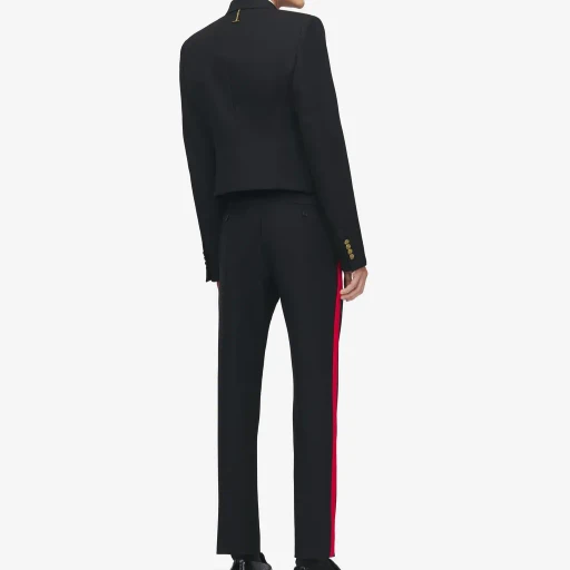 Uniform Double-Breasted Jacket