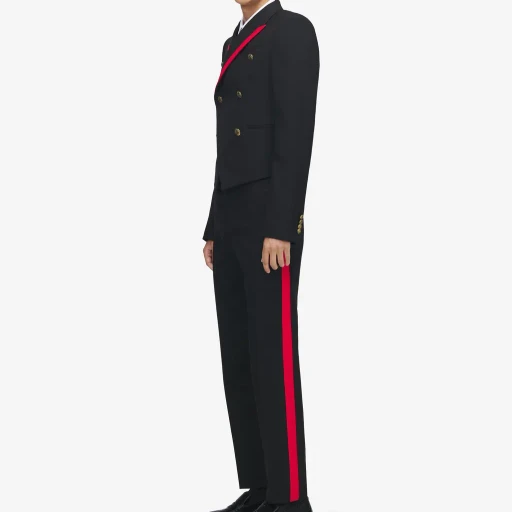 Uniform Double-Breasted Jacket