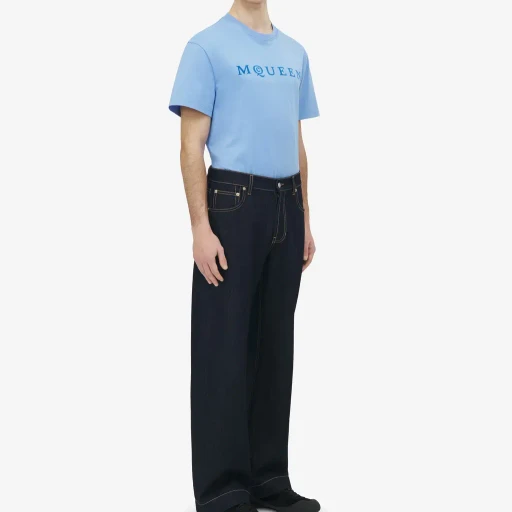 Wide Leg Denim Jeans