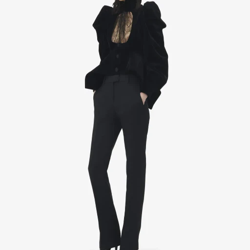 Velvet Panel Jacket