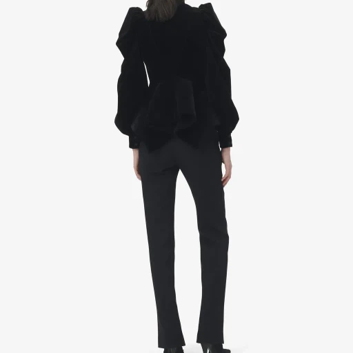 Velvet Panel Jacket
