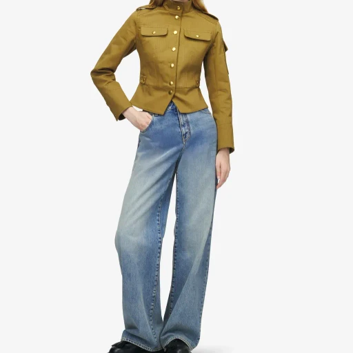 Utility Peplum Jacket