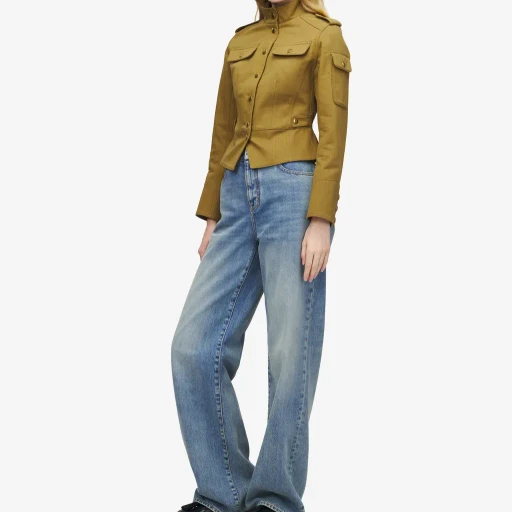Utility Peplum Jacket