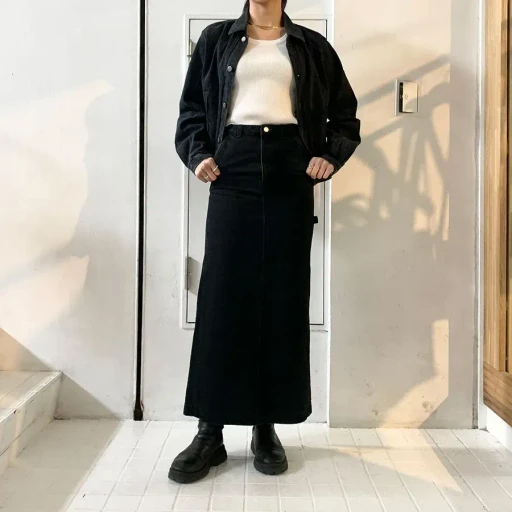 Usa Cotton Maxi Skirt