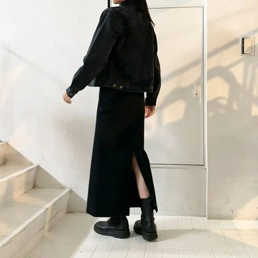Usa Cotton Maxi Skirt