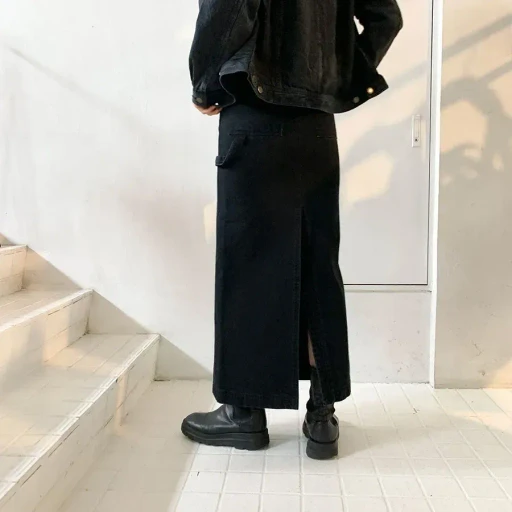 Usa Cotton Maxi Skirt