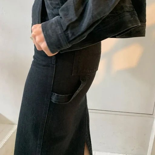 Usa Cotton Maxi Skirt