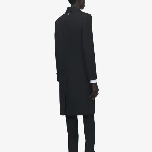 Wool Felt Double-Breasted Coat
