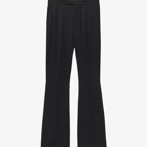 Wool Gabardine Tailored Trousers