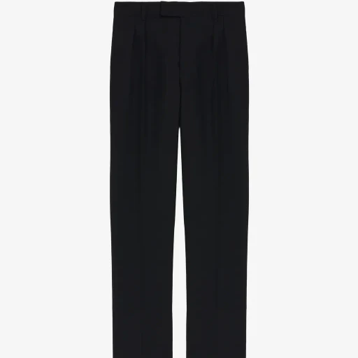 Wool Mohair Tailored Trousers
