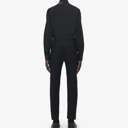 Wool Mohair Tailored Trousers
