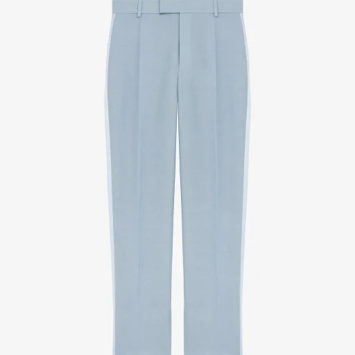 Wool Mohair Tuxedo Trousers