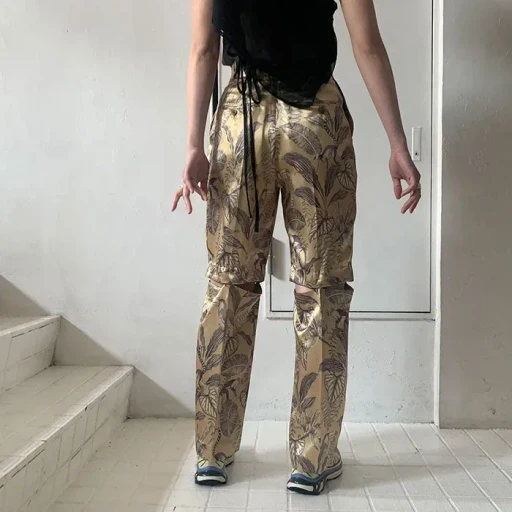 Animal Print 2 Way Pants