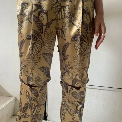 Animal Print 2 Way Pants