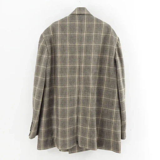 Wool Check Double Jacket