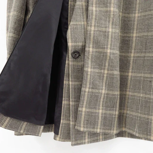 Wool Check Double Jacket