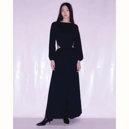 Cut-Out Waist Maxi Dress