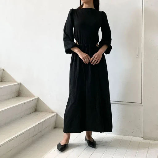 Cut-Out Waist Maxi Dress
