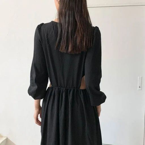 Cut-Out Waist Maxi Dress