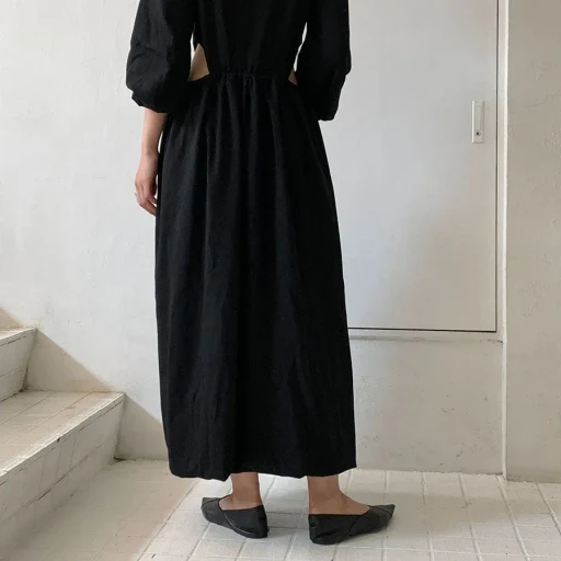 Cut-Out Waist Maxi Dress
