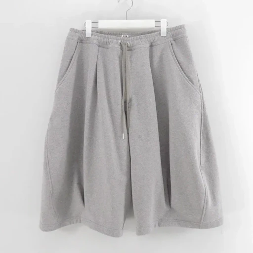 Pleated Balloon Sweat Shorts