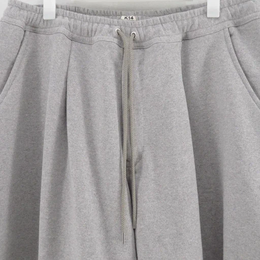 Pleated Balloon Sweat Shorts