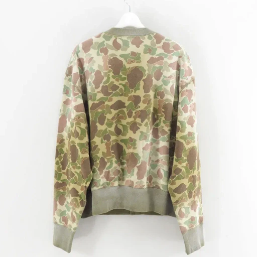 Camo Sweat Cardigan