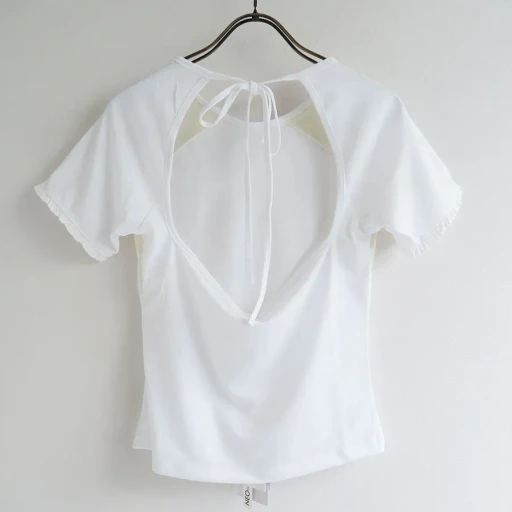 Frill Backless Top