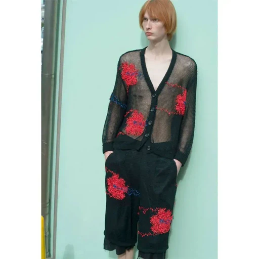 Floating Flower Washi Cardigan