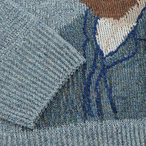 Wavy Linen Van Gogh