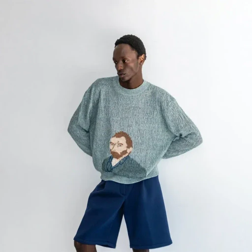 Wavy Linen Van Gogh