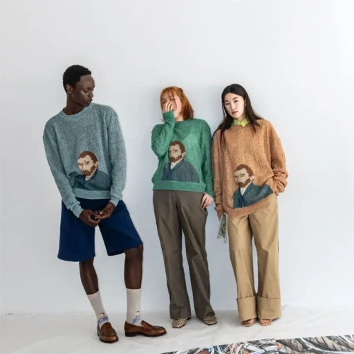 Wavy Linen Van Gogh