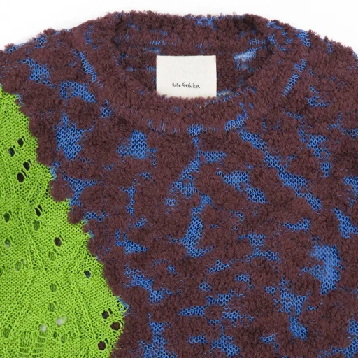 Rough & Gloss Collaged Jumper