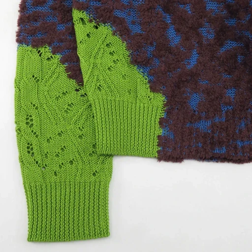 Rough & Gloss Collaged Jumper
