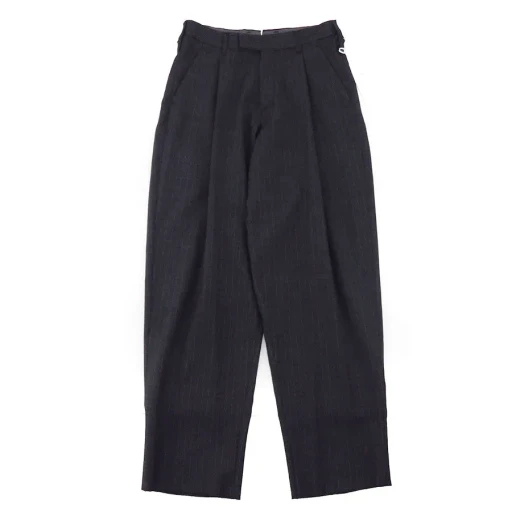 Military Slacks Wool Vintage Stripe