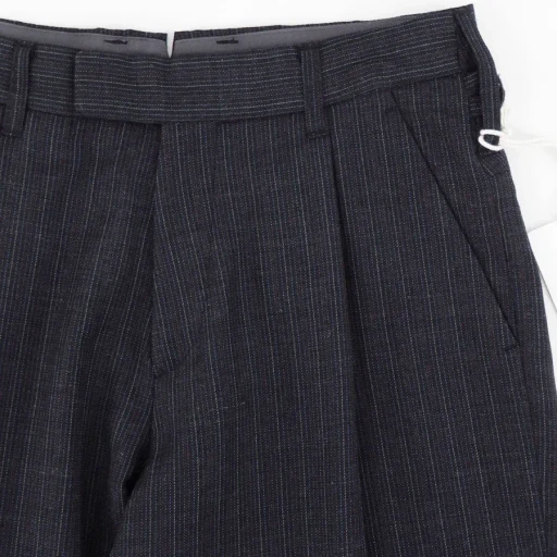 Military Slacks Wool Vintage Stripe