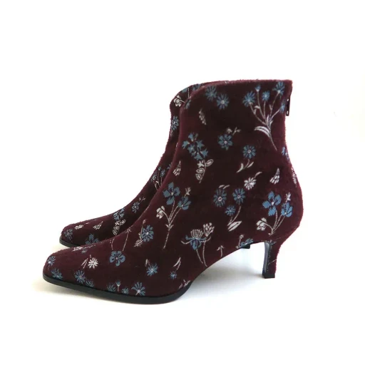 Floral Jacquard Boots