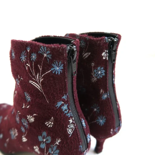 Floral Jacquard Boots